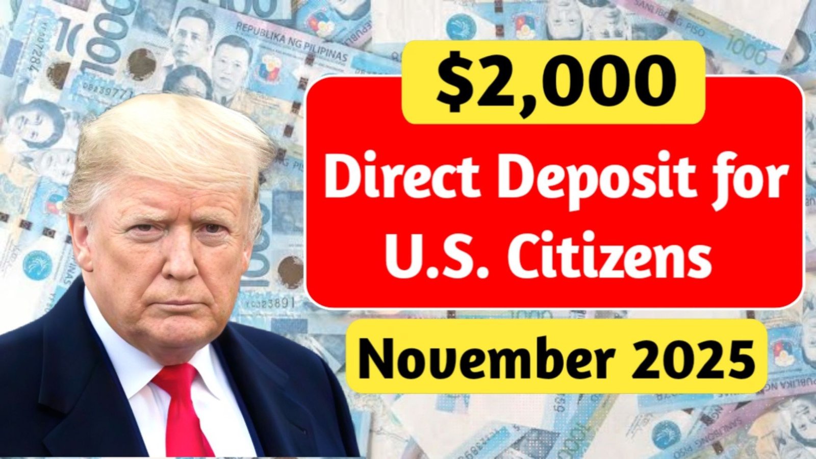 $2,000 Direct Deposit for U.S. Citizens in October 2025