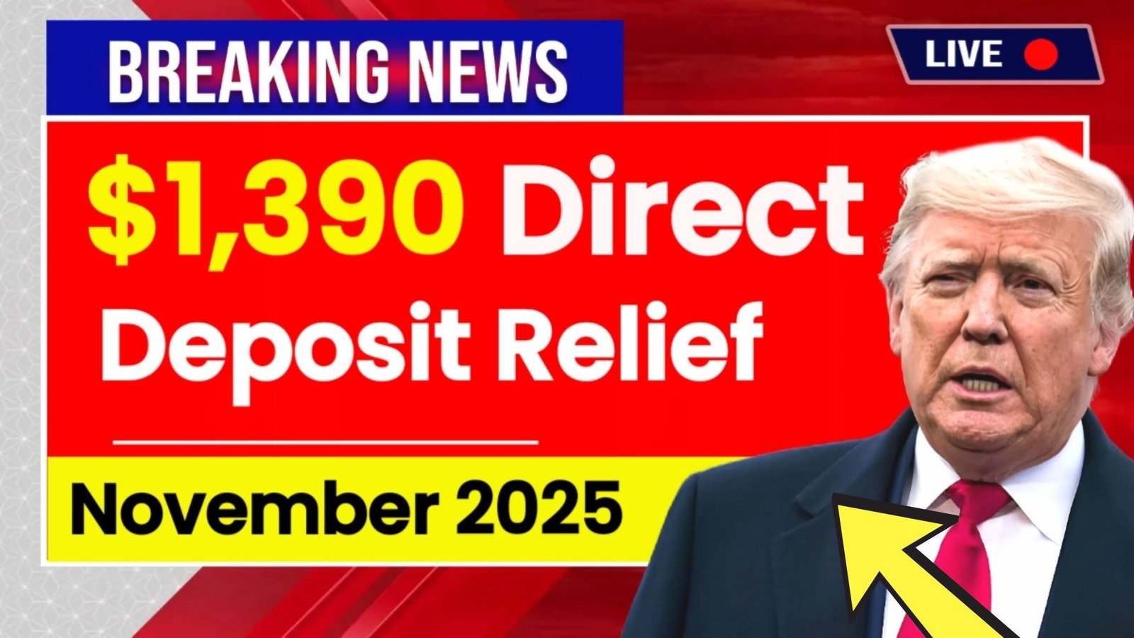 IRS Confirms $1,390 Direct Deposit Relief Payment for November 2025 Check Eligibility & Payment Date