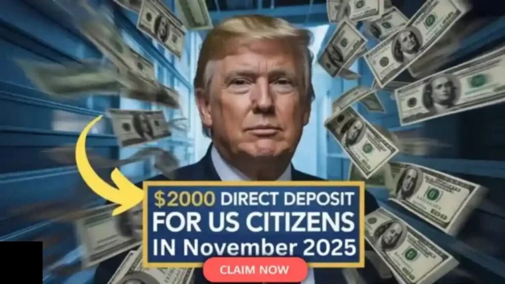 Stimulus Check $2000 direct deposit for US citizens November 2025